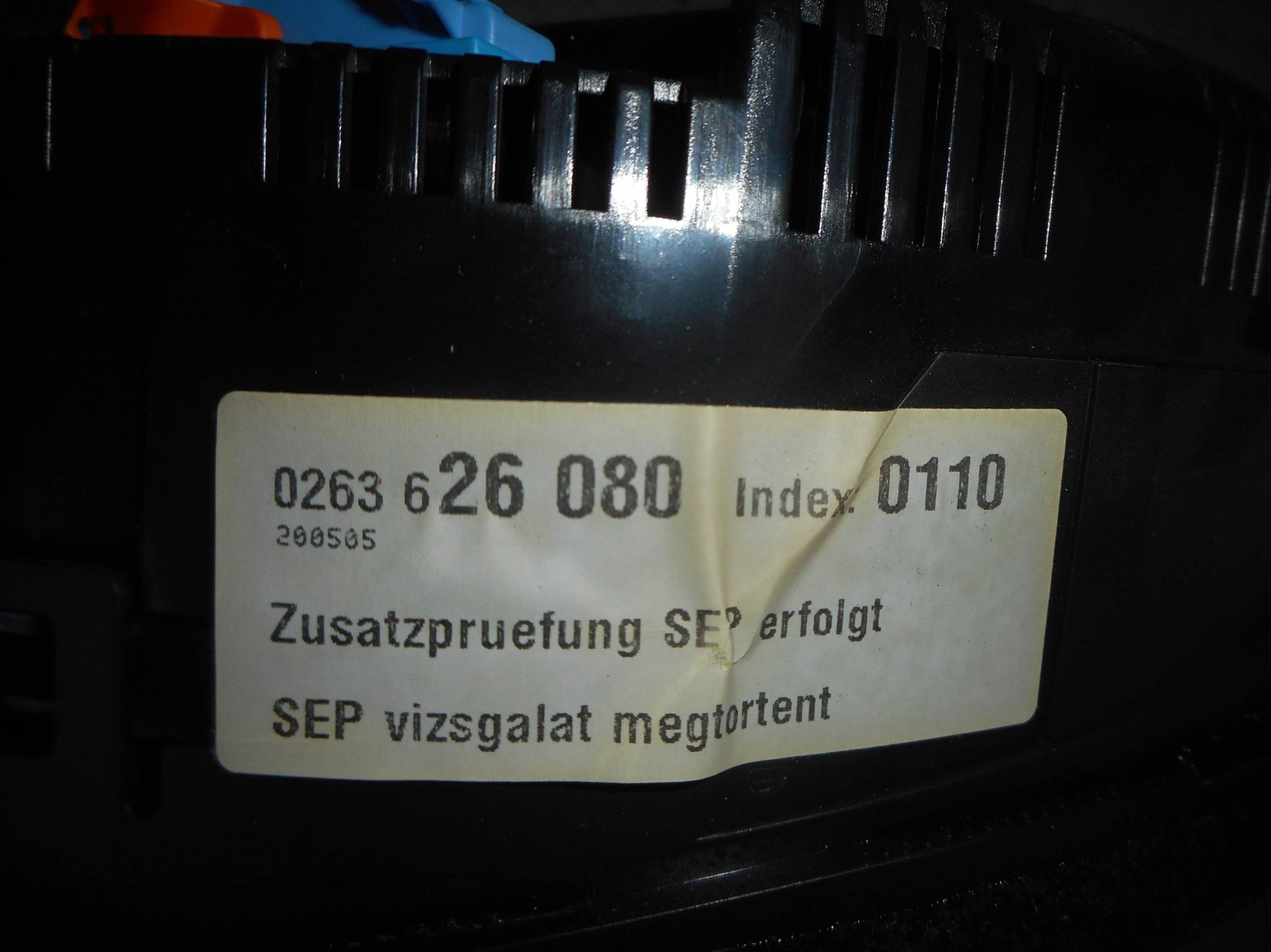 Retrovisore est. regolaz. elettr. dx.